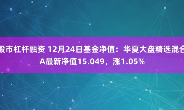 股市杠杆融资 12月24日基金净值：华夏大盘精选混合A最新净值15.049，涨1.05%