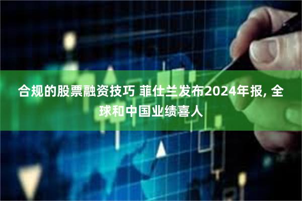 合规的股票融资技巧 菲仕兰发布2024年报, 全球和中国业绩喜人